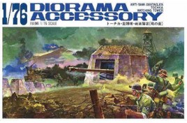Fujimi 1:76 Diorama Accessory Anti-Tank obstacles / tochka / watching tower